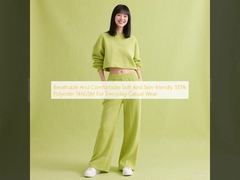 Breathable And Comfortable Soft And Skin-friendly 100% Polyester 146GSM For Everyday Casual Wear