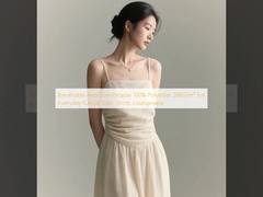 Breathable And Comfortable 100% Polyester 286G/m² For Everyday Casual Tops, Shirts, Loungewear