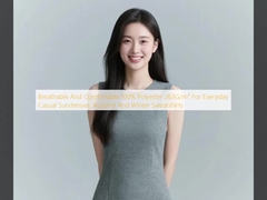 Breathable And Comfortable 100% Polyester 263G/m² For Everyday Casual Sundresses, Autumn And Winter Sweatshirts