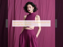 Blended Fabric 25% Nylon 75% Cotton 85GSM Soft And Light Vest, Athleisure