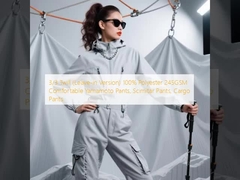 3/3 Twill (Leave-in Version) 100% Polyester 245GSM Comfortable Yamamoto Pants, Scimitar Pants, Cargo Pants