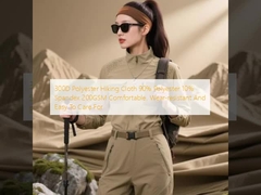 300D Polyester Hiking Cloth 90% Polyester 10% Spandex 200GSM Comfortable, Wear-resistant And Easy To Care For