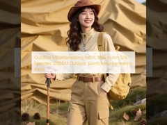 Outdoor Mountaineering Fabric 88% Nylon 12% Spandex 120GSM Outdoor Sports Mountaineering Pants