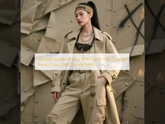143GSM Outdoor Fabric 90% Nylon 10% Outdoor Trench Coat, Coat, Trendy Pants