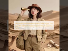 160D Matte Mountaineering Fabric 88% Nylon 12% Spandex 180GSM Outdoor Sports Mountaineering Pants