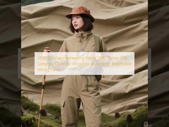 190GSM Mountaineering Fabric 90% Nylon 10% Spandex Outdoor Moisture Absorbing Breathable Hiking Pants