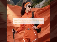 Taslon Pearl Bar 100% Nylon 110GSM Outdoor Waterproof Athletic Slacks