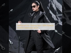 Waterproof Film Clothing Fabric 100% Polyester Outdoor Waterproof Jacket