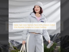 Matte High Color Fastness Fabric 65% Imitation Cotton 35% Polyester Suitable For Cotton Clothing