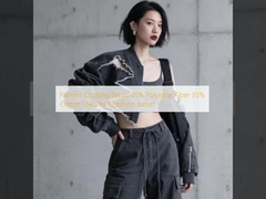 Fashion Clothing Fabric 65% Polyester Fiber 35% Cotton 104G/M ² Fashion Jacket