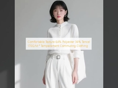 Comfortable Texture 64% Polyester 36% Tencel 170G/M ² Temperament Commuting Clothing