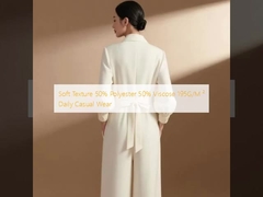 Soft Texture 50% Polyester 50% Viscose 195G/M ² Daily Casual Wear