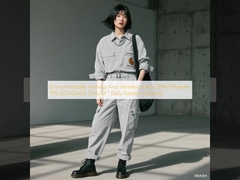 Environmentally Friendly And Harmless Fabric 89% Polyester 11% ECOGRASS 154G/M ² Daily Fashion Clothing