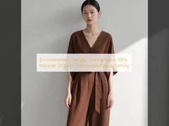 Environmentally Friendly Clothing Fabric 100% Polyester 260G/M ² Fashionable Dress Clothing