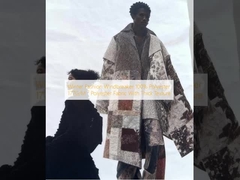 Tissu 100% polyester de ² du polyester 177G/M de coupe-vent de mode d'hiver avec la texture épaisse