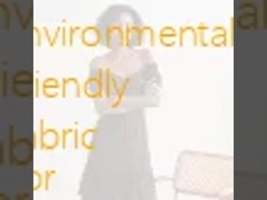 89% Polyester 11% ECOGRASS 154G/M ² Environmentally Friendly Fabric For Summer Daily Long Skirt Clothing