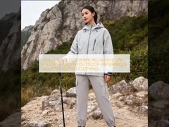 TWILL HIKING CLOTH 88% POLYAMIDE 12% ELASTANE 240GSM OUTDOOR WATERPROOF MOUNTAINEERING CLOTHING