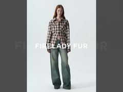 Autumn Plaid Patchwork Skirt With Black And White Plaid Oversized Shirt73836