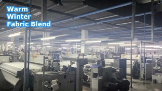 Warm Winter Fabric 64% Poly 36% Cotton